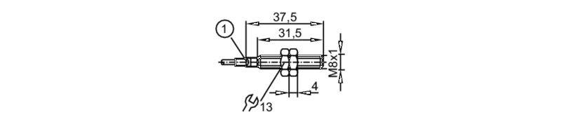 Индуктивный датчик IES229 Ifm electronic