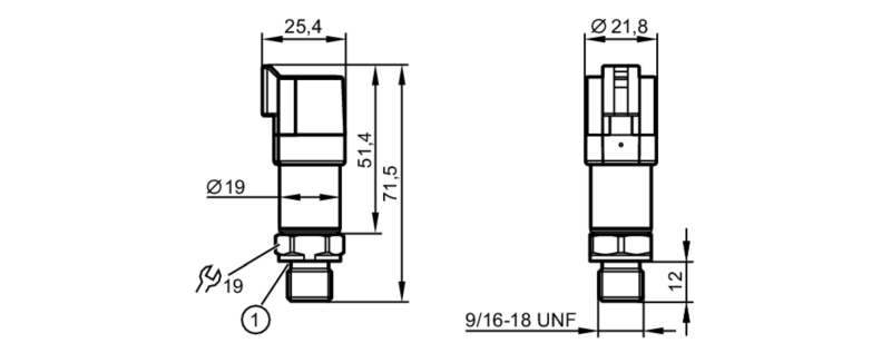 Преобразователь давления PU1760 Ifm electronic