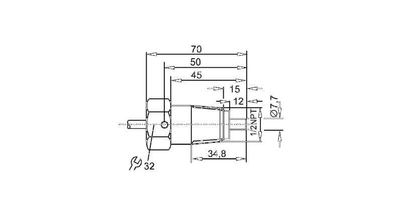 Датчик потока для подключения к оценочной электронике SF3020 Ifm electronic