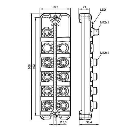 IO-Link модуль ввода/вывода AL2203 Ifm electronic